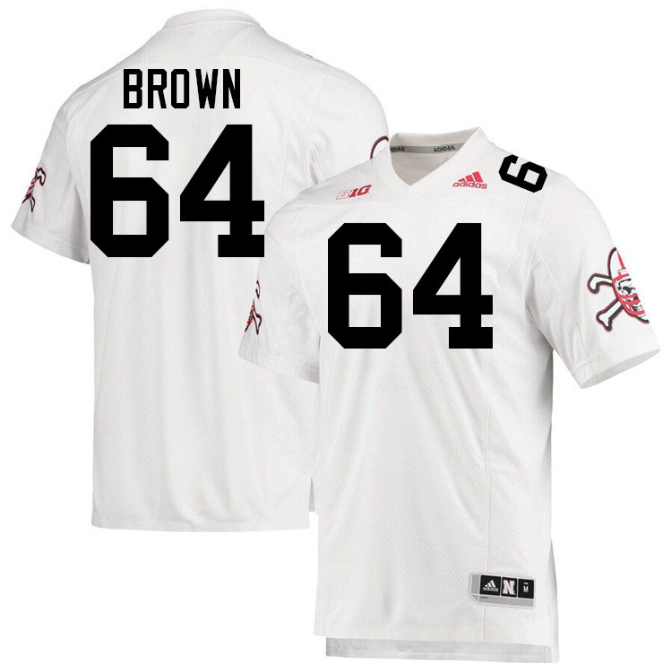 Bob Brown Nebraska Jersey,Nebraska Cornhuskers Football Uniforms,Jersey-Blackshirt Away